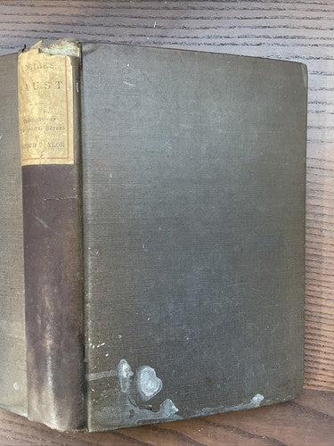 Faust, Goethe - transl. B.Taylor - Chandos Classics Warne & Co - Hardcover 1887